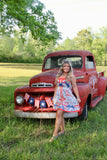 Going For It Dress Red