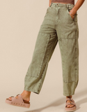 Barrel Jeans Olive