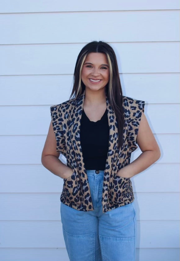 Cheetah Girl Vest