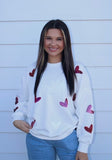 Sarah Hearts Sweatshirt