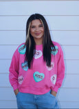 Millie Sweatshirt Candy Hearts