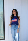 Stars & Stripes Sweater Top