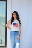 Stars & Stripes Sweater Top