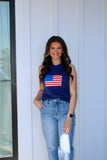 Stars & Stripes Sweater Top