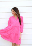Hot Pink Cooper Dress