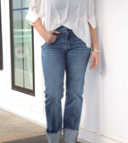 Risen HR Straight Cuffed Jeans