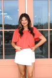 Heidi Coral Top