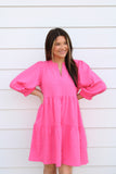 Hot Pink Cooper Dress