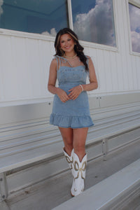 Just In Case Dress-denim