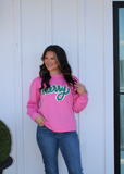 Kelly Merry Pink Sweatshirt
