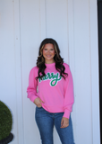 Kelly Merry Pink Sweatshirt