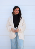 Cream Cozy Cardigan