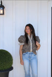 Leopard Moments Top