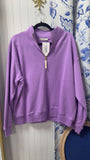 Zenana Ellie Half Zip Plus