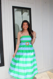 We Go Way Back Dress Green