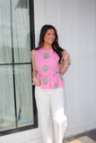 Something About It Top Pink