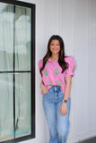 Willing And Able Top Pink