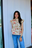Southern Garden Party Top