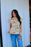 Southern Garden Party Top