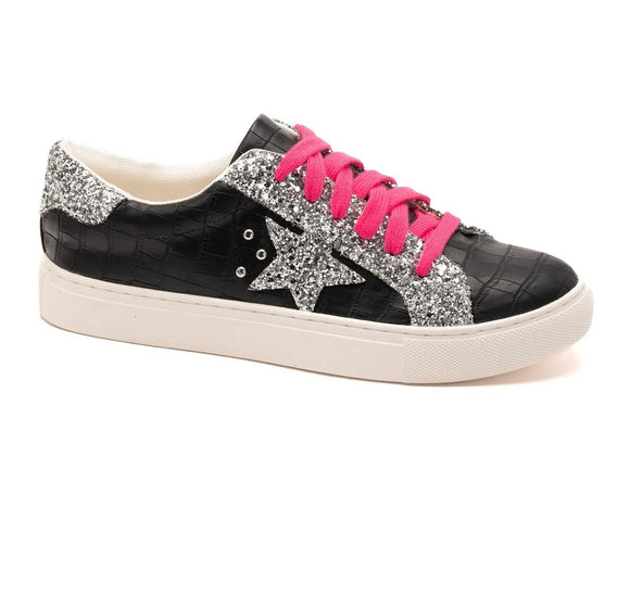 Silver Star Black Shoe
