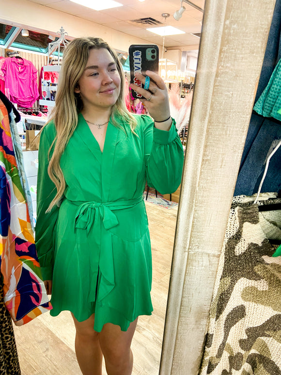 Shawl Collar Dress